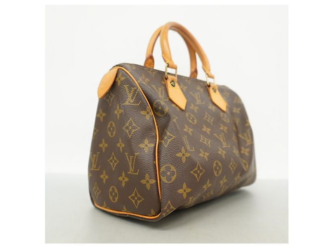 Borsa Louis Vuitton Monogram Speedy 25 Marrone - vista 2
