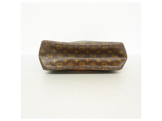 Borsa a tracolla Louis Vuitton Monogram Looping GM Marrone - vista 3
