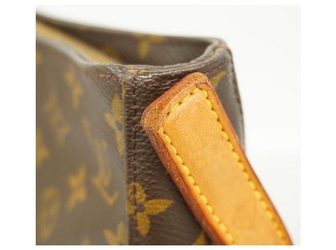 Borsa a tracolla Louis Vuitton Monogram Looping GM Marrone - vista 7