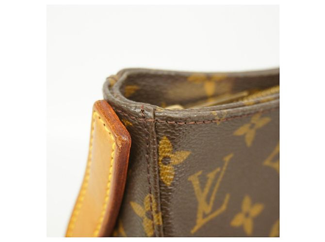 Borsa a tracolla Louis Vuitton Monogram Looping GM Marrone - vista 8