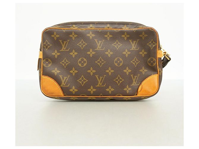 Borsa a pochette Louis Vuitton Monogram Marly Dragonne GM Marrone - vista 10