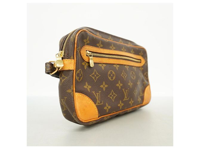 Borsa a pochette Louis Vuitton Monogram Marly Dragonne GM Marrone - vista 2