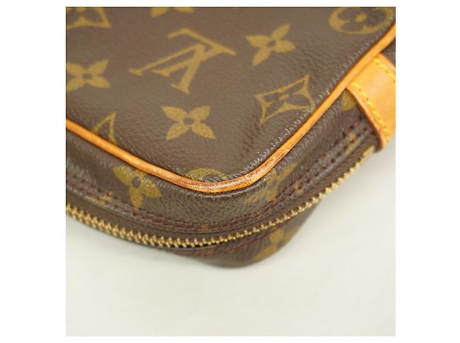 Borsa a pochette Louis Vuitton Monogram Marly Dragonne GM Marrone - vista 6