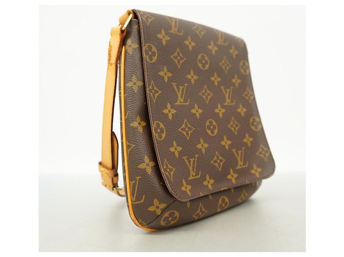Borsa a tracolla Louis Vuitton Monogram Musette Salsa Marrone - vista 2