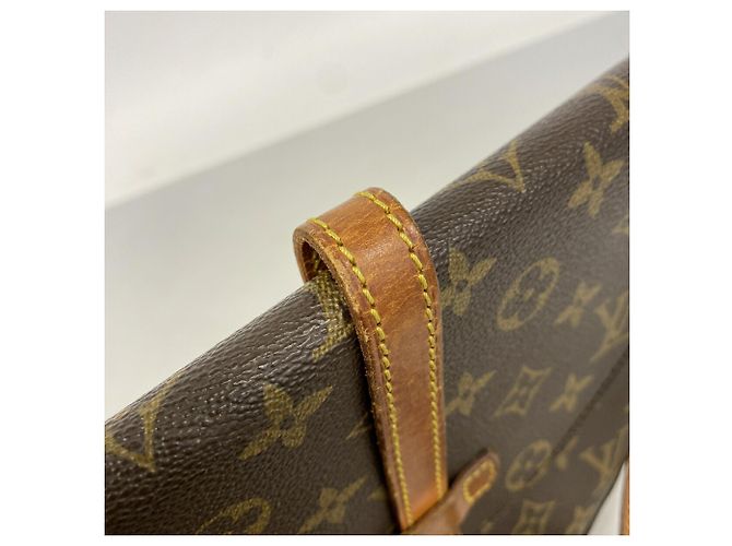 Louis Vuitton Monogram Chantilly MM Schultertasche Braun - Ansicht 7