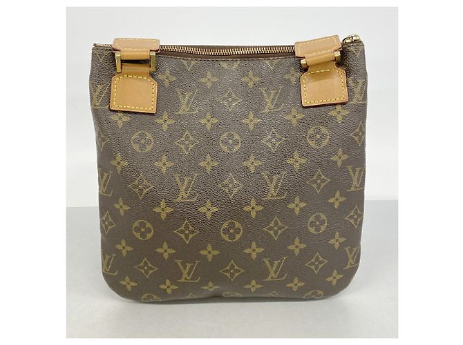 Borsa a tracolla Louis Vuitton Monogram Pochette Bosphore Marrone - vista 10