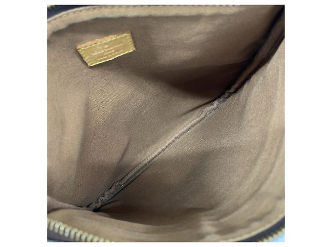 Borsa a tracolla Louis Vuitton Monogram Pochette Bosphore Marrone - vista 4