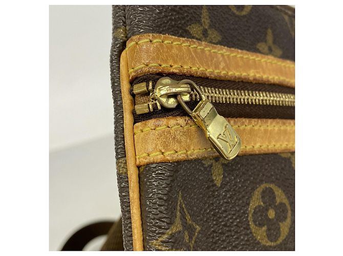 Borsa a tracolla Louis Vuitton Monogram Pochette Bosphore Marrone - vista 8