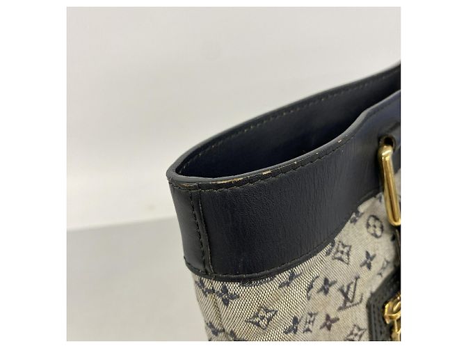 Borsa Tote Louis Vuitton Monogram Mini Lucille GM Blu - vista 6