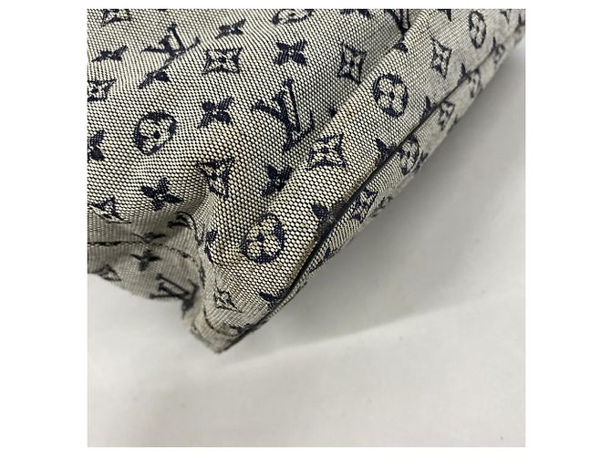 Borsa Tote Louis Vuitton Monogram Mini Lucille GM Blu - vista 8