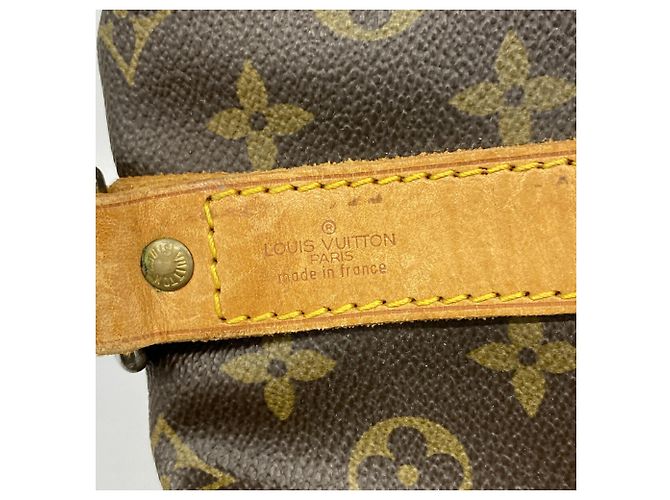 Louis Vuitton Boston Monogram Keepall Bandoulière 55 Marrone - vista 5