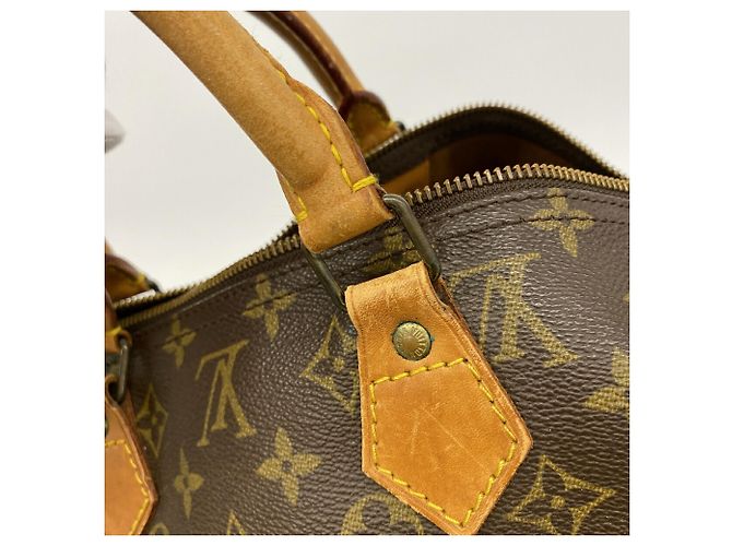 Borsa Louis Vuitton Monogram Speedy 40 Marrone - vista 8