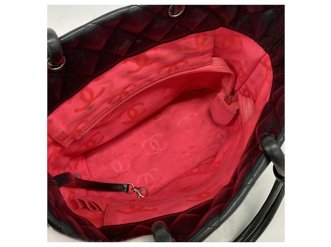 Chanel Cambon Tote Bag aus Lammleder Schwarz - Ansicht 4