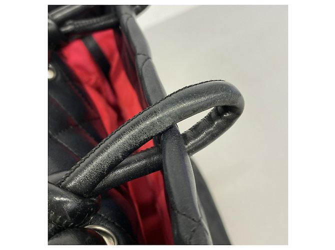 Chanel Cambon Tote Bag aus Lammleder Schwarz - Ansicht 6