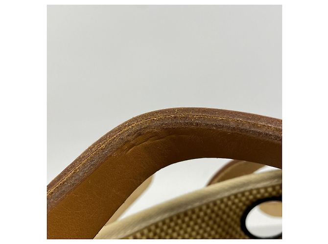 Hermès Borsa Hermes Herbag MM Toile GM Natural - vista 6