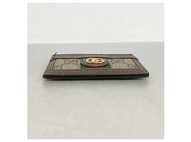 Portacarte Gucci Ophidia Brown Marrone - vista 2
