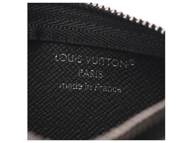 Louis Vuitton Pochette Clé Monogram Eclipse Reverse Wallet Brown Black - view 4