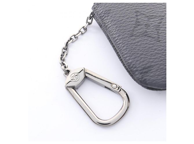 Louis Vuitton Pochette Clé Monogram Eclipse Reverse Wallet Brown Black - view 6