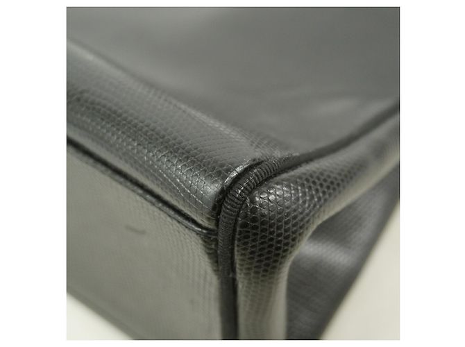 Salvatore Ferragamo Vara Leder-Tote-Bag Schwarz - Ansicht 6