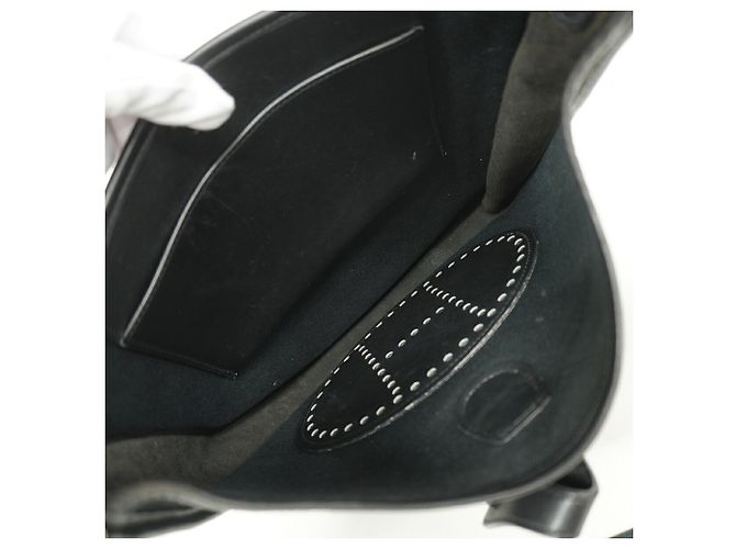 Hermès Borsa a tracolla Hermes Evelyne 1GM Nero - vista 4