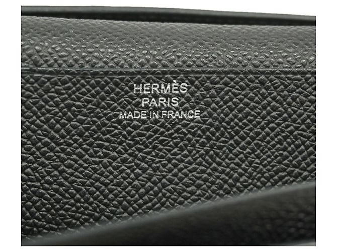 Hermès Cartera larga Hermes Bearn Soufflet Negro - vista 4