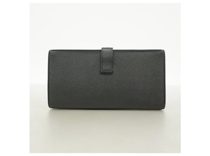 Hermès Cartera larga Hermes Bearn Soufflet Negro - vista 7
