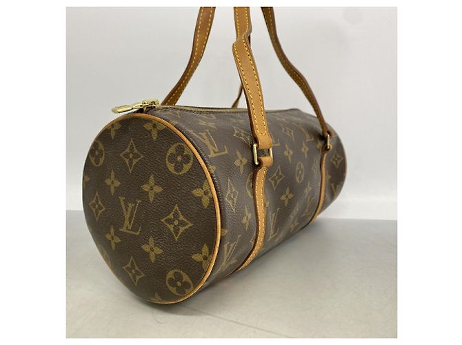 Borsa Louis Vuitton Monogram Papillon 26 Marrone - vista 2
