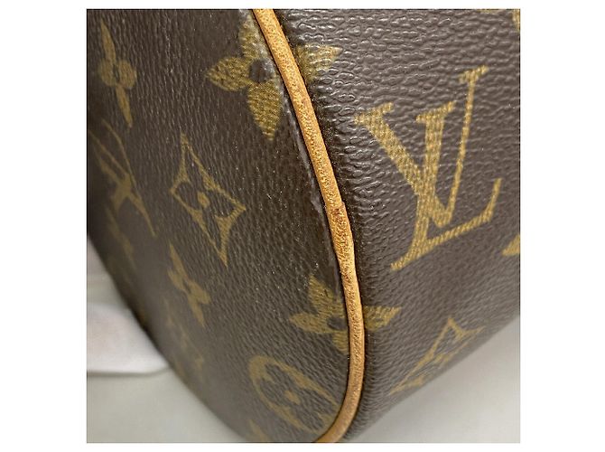 Borsa Louis Vuitton Monogram Papillon 26 Marrone - vista 6
