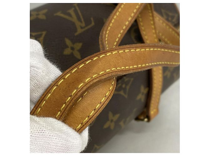 Borsa Louis Vuitton Monogram Papillon 26 Marrone - vista 7