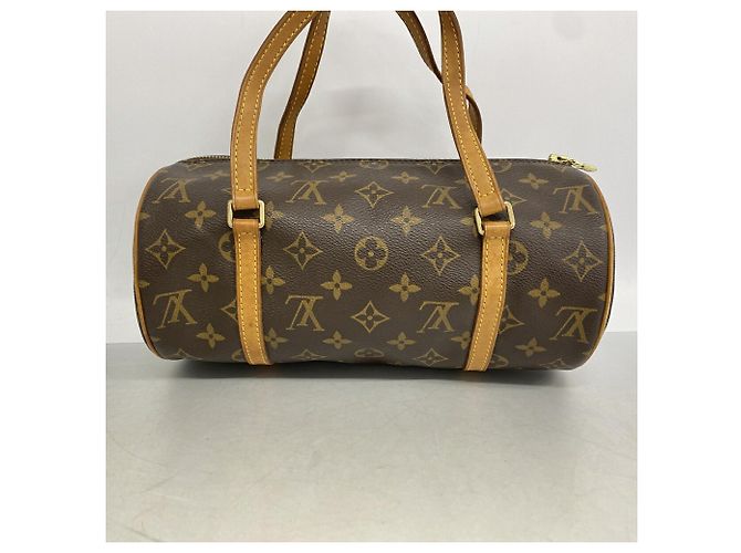 Borsa Louis Vuitton Monogram Papillon 26 Marrone - vista 9