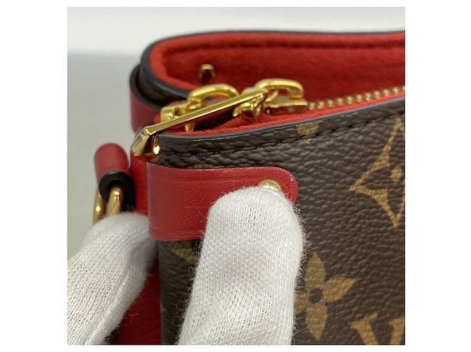 Borsa Louis Vuitton Monogram Soufflot NV BB Fuschia - vista 7