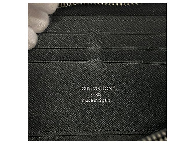 Louis Vuitton Monogram Eclipse Zippy Wallet Black - view 4