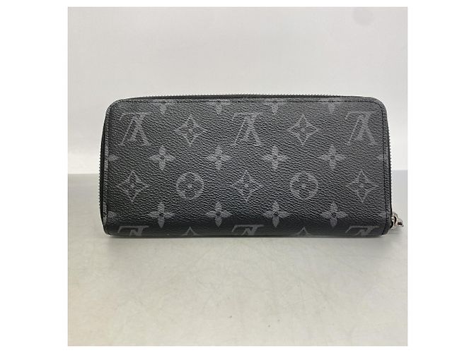 Louis Vuitton Monogram Eclipse Zippy Wallet Black - view 6