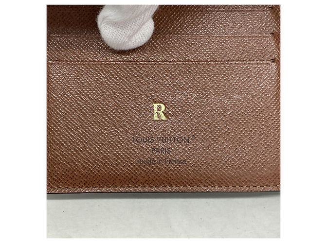 Louis Vuitton Monogram Portefeuille Marco NM Wallet Marrone - vista 4