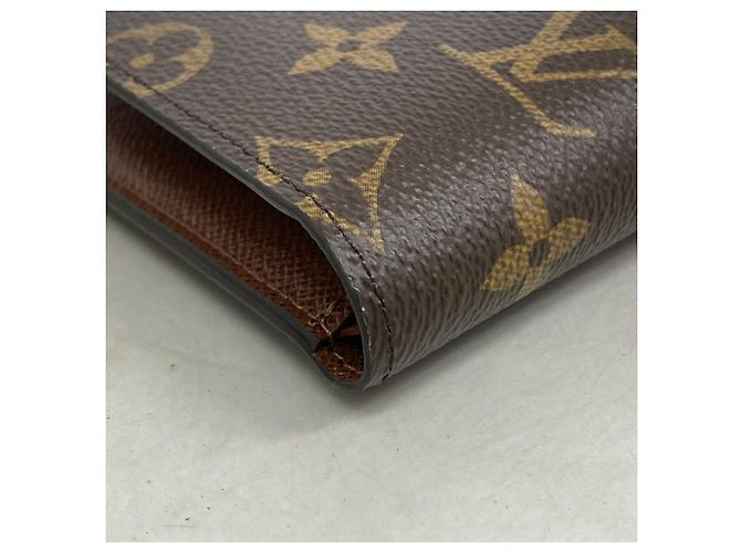 Louis Vuitton Monogram Portefeuille Marco NM Wallet Marrone - vista 5