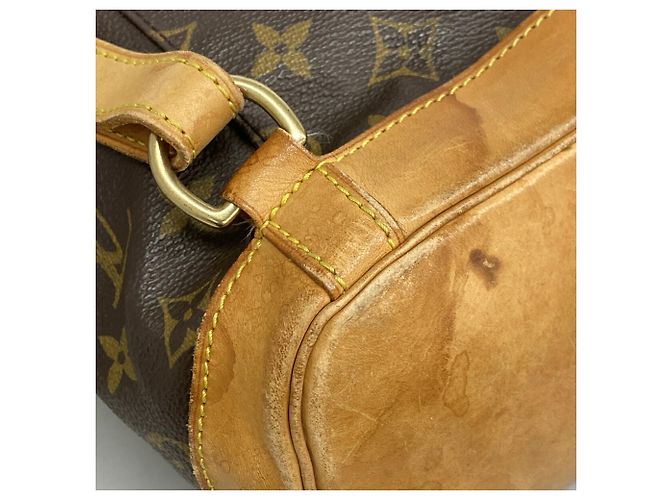 Zaino Louis Vuitton Monogram Montsouris GM Marrone - vista 13