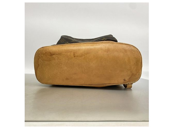 Zaino Louis Vuitton Monogram Montsouris GM Marrone - vista 3