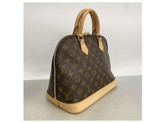Borsa Louis Vuitton Alma Monogram Marrone - vista 2