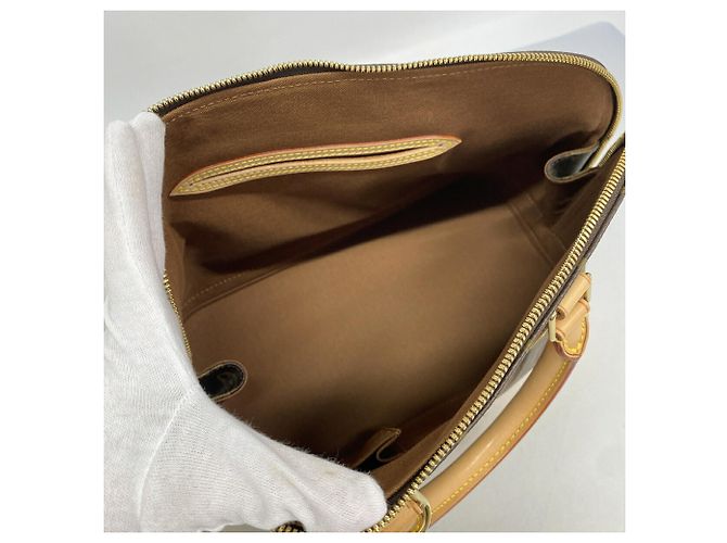 Borsa Louis Vuitton Alma Monogram Marrone - vista 4