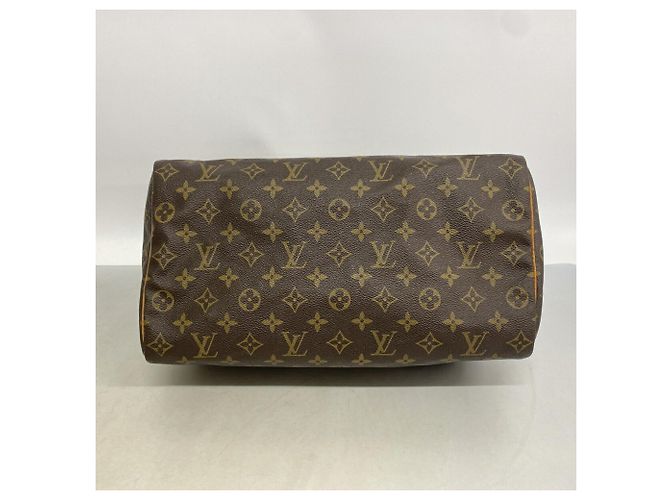 Borsa Louis Vuitton Monogram Speedy 35 Marrone - vista 3