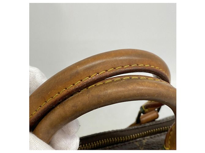Borsa Louis Vuitton Monogram Speedy 35 Marrone - vista 7