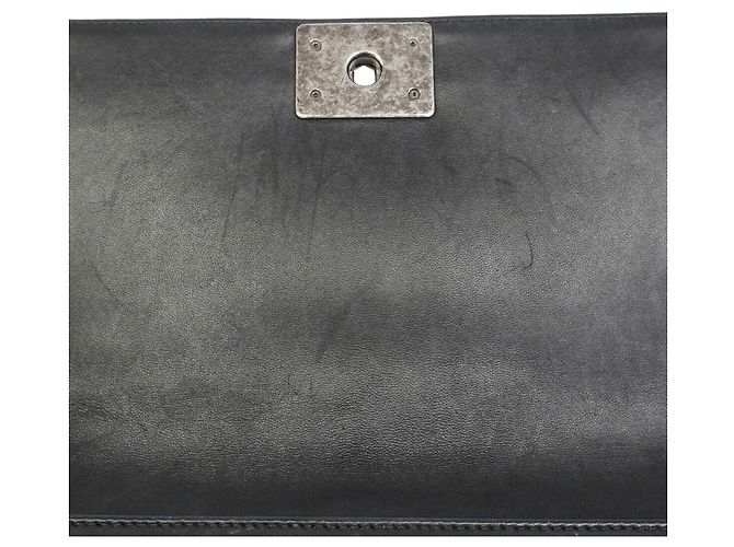 Borsa a tracolla Chanel Boy Chain Nero - vista 12