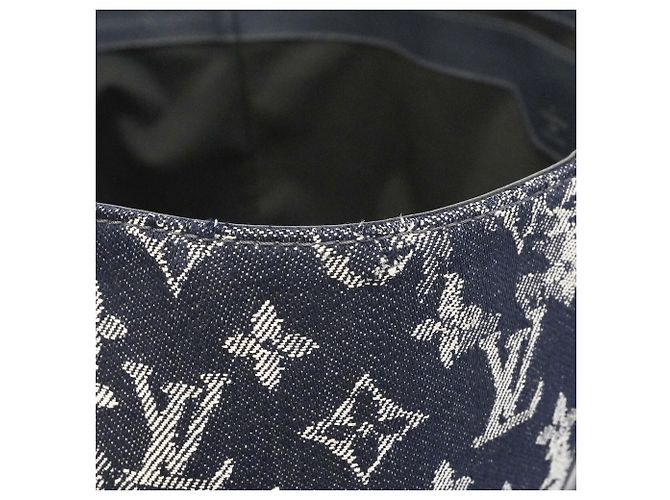 Louis Vuitton Monogram Tapestry Grand Sac Tote Bag Blu navy - vista 10