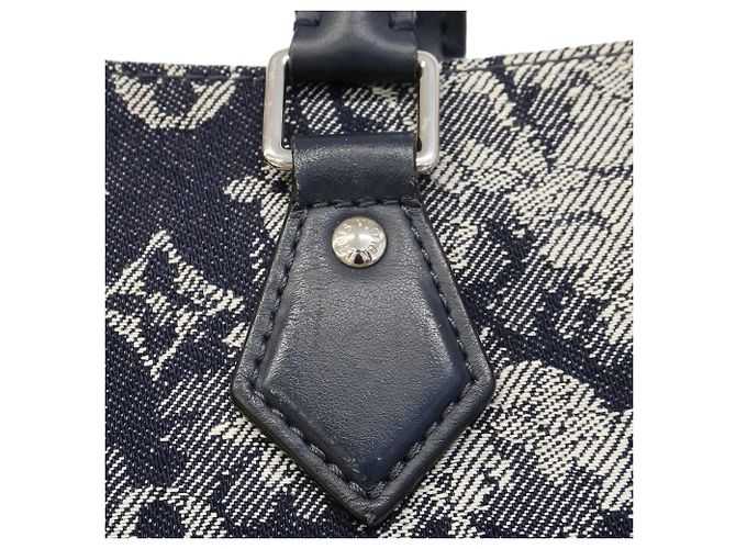 Louis Vuitton Monogram Tapestry Grand Sac Tote Bag Blu navy - vista 11