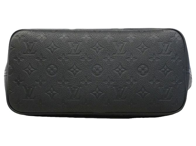 Borsa Tote Louis Vuitton Monogram Empreinte Neverfull MM Nero - vista 3