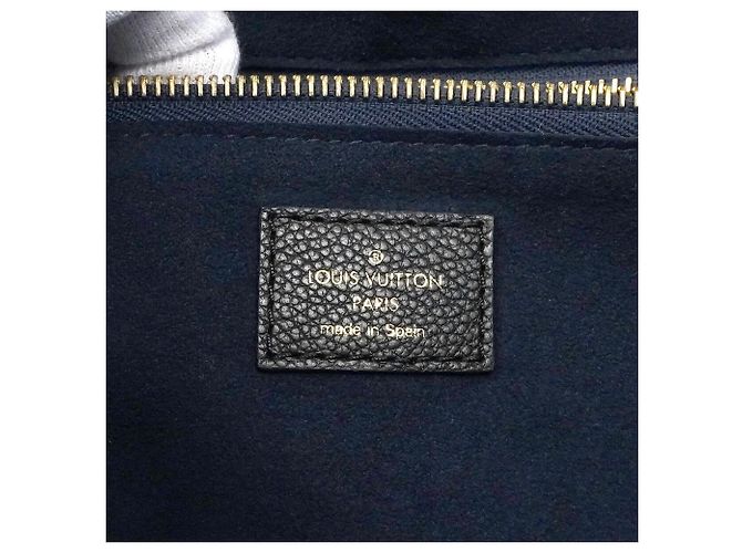 Borsa Tote Louis Vuitton Monogram Empreinte Neverfull MM Nero - vista 5