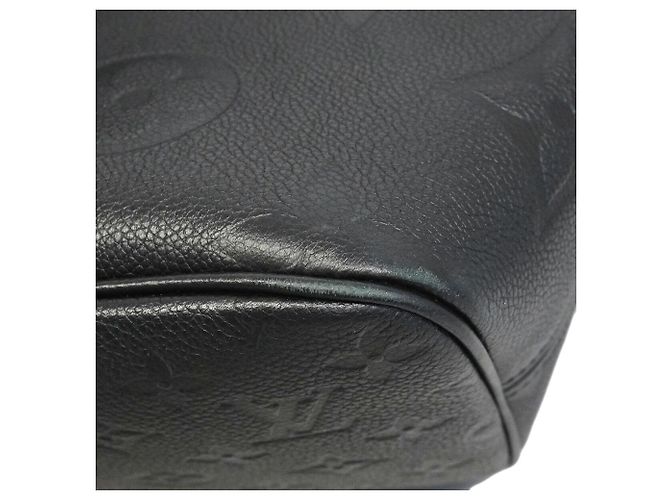 Borsa Tote Louis Vuitton Monogram Empreinte Neverfull MM Nero - vista 6