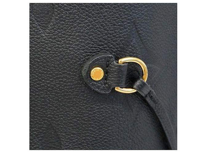 Borsa Tote Louis Vuitton Monogram Empreinte Neverfull MM Nero - vista 9