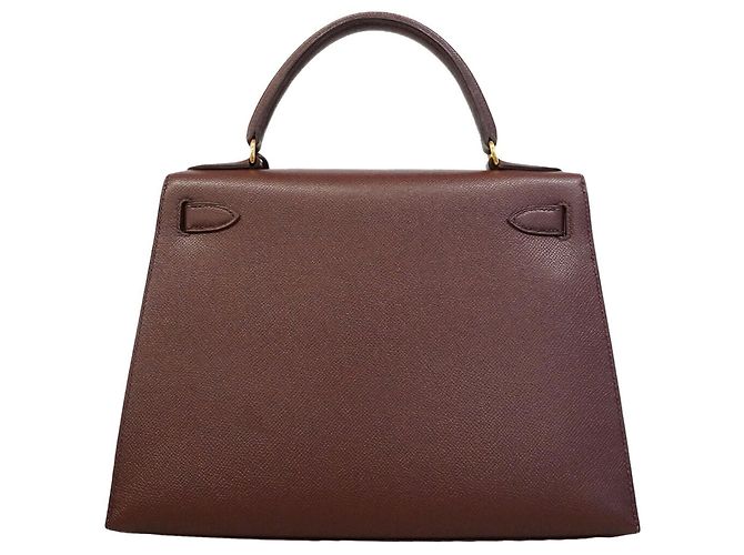 Hermès Borsa Hermes Kelly 28 Marrone - vista 11
