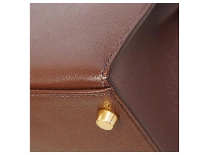 Hermès Borsa Hermes Kelly 28 Marrone - vista 6